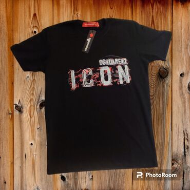 h and m majice: T-shirt color - Black