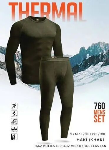 айкос купить баку: Termal içlik geyimlər – kişi, qadın və uşaq Tək-tək 16 manat, dəst -30