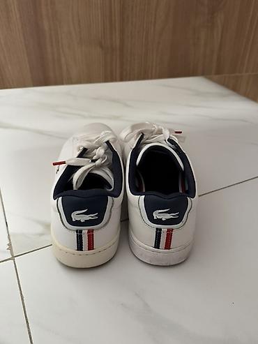 кросовки 44: Кроссовки, 37, Lacoste, Б/у, цвет - Белый — 3