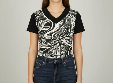 guess t shirty czarne: Women`s T-shirt, size L at lalafo.pl guess t shirty czarne: Women`s T-shirt, size L