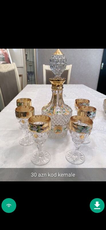 Digər dəstlər və servizlər: Şuşe qablar desdler Kanfet Şaqalat ve basqa meqsed ucun Şekillerde — 10