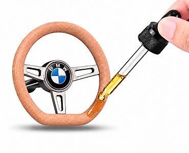 met: BMW loqolu sükan formalı hava təravətləndiricisi — 2 × 10 ml ətirlə — 2