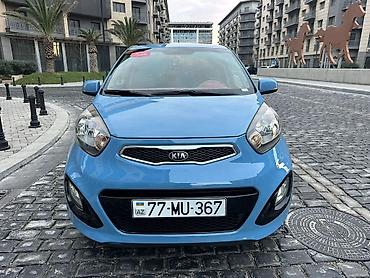 Kia Morning, mavi rəng, şəhər üçün yığcam və iqtisadi hetçbek