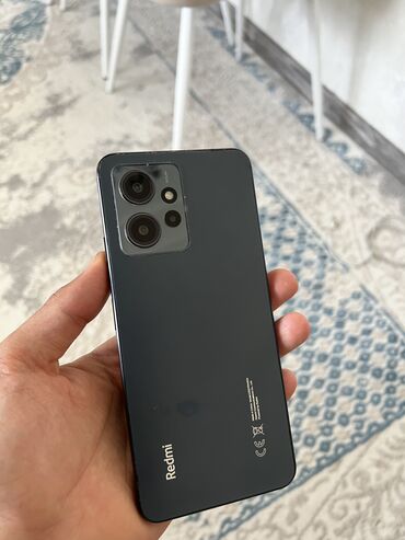 обмен на нот 8: Redmi, Redmi Note 12, Колдонулган, 128 ГБ, түсү - Көгүлтүр, 2 SIM