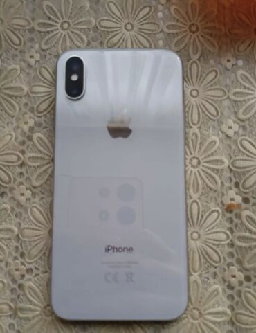 Apple iPhone: IPhone X, 64 ГБ, Белый, Гарантия