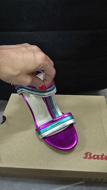 ecco patike srbija: Dame sandale sa potpeticom, metalik višebojne - Dizajn: otvoreni — 1