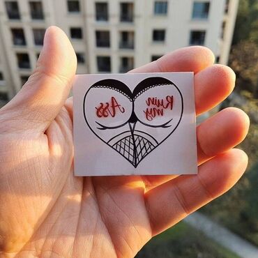 Тату, пирсинг: Временные татуировки – переводные наклейки Набор стильных переводных — 5