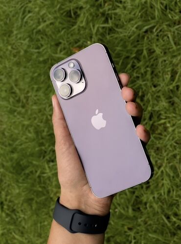 iphone 13 pro maks: IPhone 14 Pro Max, 256 GB, Deep Purple, Simsiz şarj, Face ID