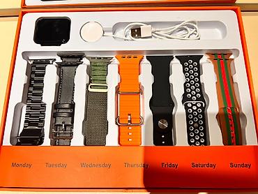 smart saat adapteri: HainoTeko H45 ProMax Smart Watch seti Qutu tərkibi: - HainoTeko H45 — 2