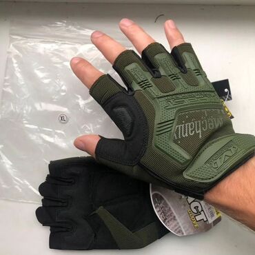 эластичные бинты: Перчатки беспалые Mechanix M-Pact Fingerless Gloves в цвете олива