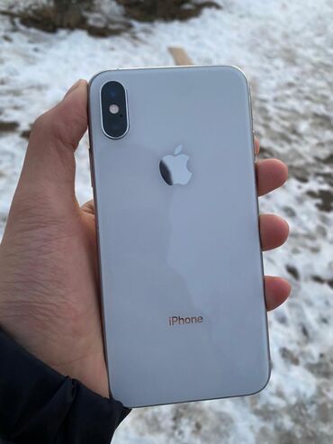 Apple iPhone: IPhone Xs, Б/у, 64 ГБ, White Titanium, 76 %