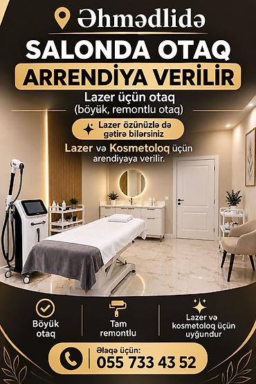 xirdalan kiraye: Əhmədli bölgəsində yerləşən salonda otaq arendiyaya verilir. Lazer və — 1