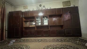 бу мебель для дома: Шифоньер, Колдонулган, Түз, түсү - Күрөң, Жыгач