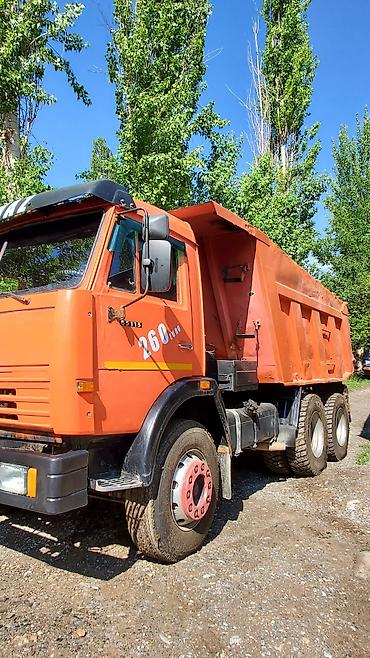 Другой строительный транспорт: КАМАЗ самосвал 65115, 6×4 - Оранжевый самосвал с кузовом увеличенного — 3
