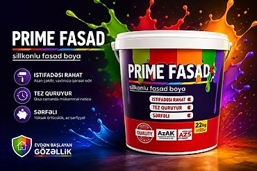 selikon: Silikonlu Fasad üçün boya, 22 kq, rəng - Ağ, Suya davamlı — 1
