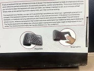 Tastature: Savitljiva silikonska USB tastatura – pune veličine sa numeričkim — 16