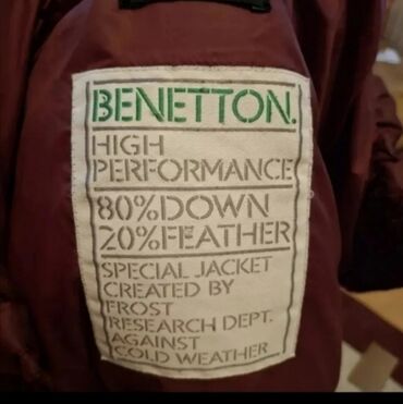 женские стеганные куртки: Пуховик куртка, Benetton, L