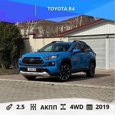 Toyota: Toyota RAV4: 2019 г., 2.5 л, Автомат, Бензин, Внедорожник — 1