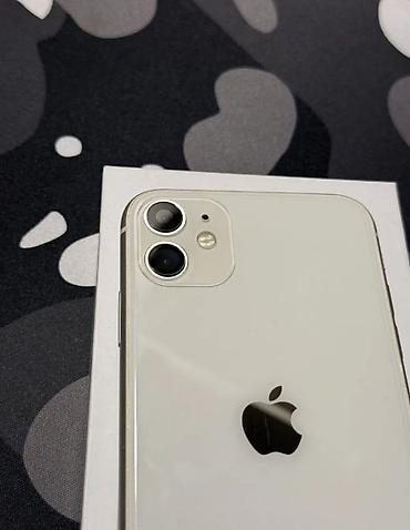 mini iphone: IPhone 11, Б/у, 128 ГБ, Белый, Зарядное устройство, Чехол, Кабель, 78 % — 3