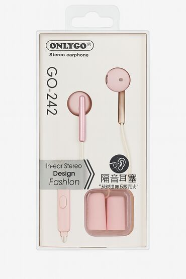 наушники с микрофоном от телефона к компьютеру: Earphone, наушники ONLYGO GO - 242 + микрофон