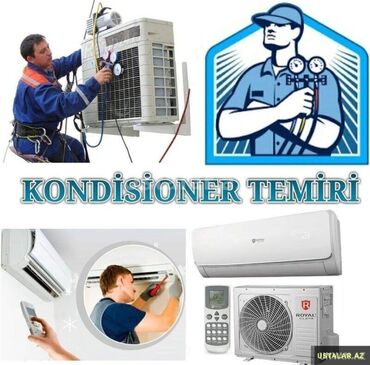kompressor temiri: Təmir, Split kondisionerlər, Təmizləmə, Zəmanətlə