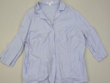 błękitne bluzki damskie: Shirt, 5XL (EU 50), condition - Good