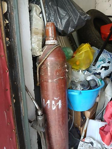 сварочный балон: Баллон газовый стальной + металлическое ведро - Газовый баллон — 2