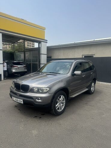 фары дополнительные: Полноразмерный внедорожник BMW X5 первого поколения (E53) серого