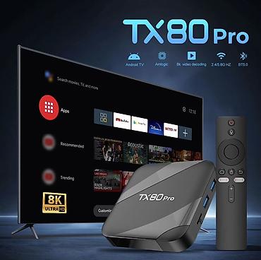 TX80 Pro 16GB RAM/256GB yaddaş 8K Android TV Box - Android TV
