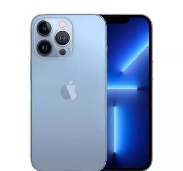 Apple iPhone: IPhone 13 Pro Max, Скидка 10%, Б/у, 256 ГБ, Blue Titanium, Зарядное устройство, Защитное стекло, Чехол, 85 %