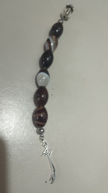 браслеты из натурального камня: Suyləmani əqiq orginal natural təbii təsbeh