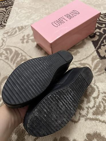 qramla ətir: Qadın ayaqqabısı – Comfy Brand - Rəng: Qara - Model: Yumşaq — 4