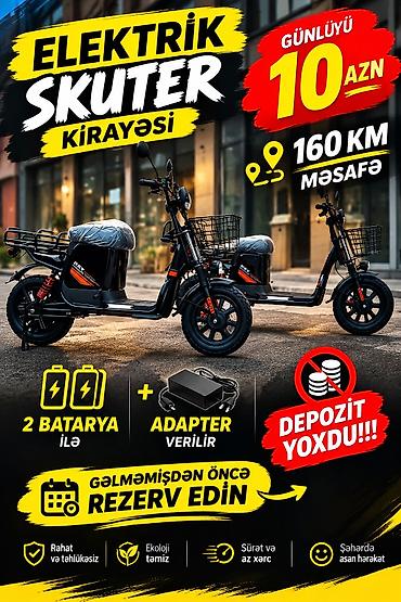 astara matasklet: Elektrik skuter kirayəsi depozit yoxdu rezervasiya mütləqdi 2 — 1