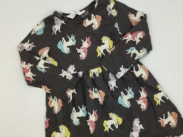 sukienki prążkowane midi: Dress, H&M, 5-6 years, 110-116 cm, condition - Perfect