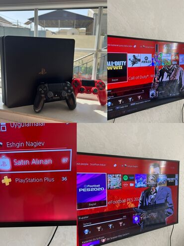 red dead redemption 2 türkçe altyazı ps4: 100+oyunlu ps4 slim.2 arginal pultla.Heç bir problemi yoxdur.Bütün