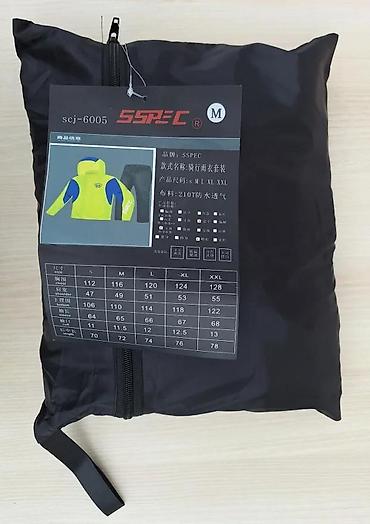 Šuškavci: Muški dvodelni kišni komplet – jakna i pantalone - Materijal: lagani — 5