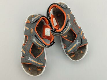 beżowe koturny sandały: Sandałki 32, Używany