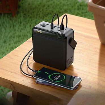 tab s10: Hoco J161 Powerbank – 80000 mAh yüksək tutumlu portativ enerji mənbəyi — 2