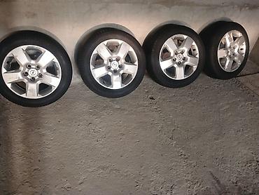 opel astra h diski: Opel original 5 kollu yüngül lehimli disklər və şin komplekti - — 1