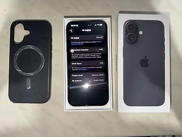 apple iphone 16: IPhone 16, 128 GB, Graphite, Face ID — 3
