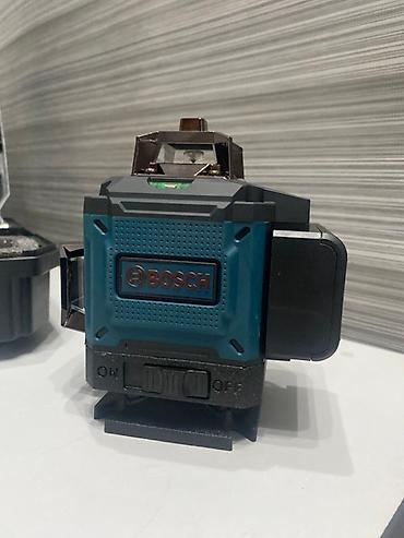 аренда лазерного уровня: Лазерный уровень BOSCH 360° с зелёным лучом Новый Полный комплект — 3