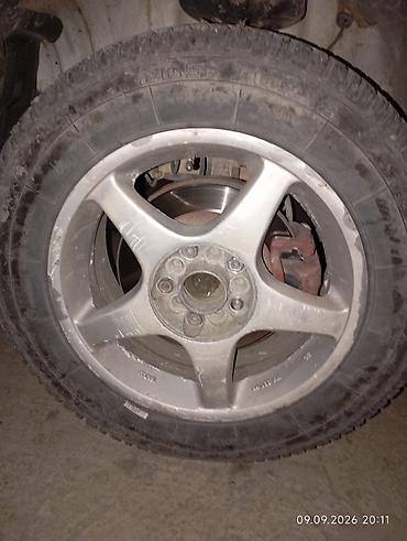 015 disk: İşlənmiş Disk təkər Mitsubishi 205 / 70 / R 16, 5 Boltlu — 3