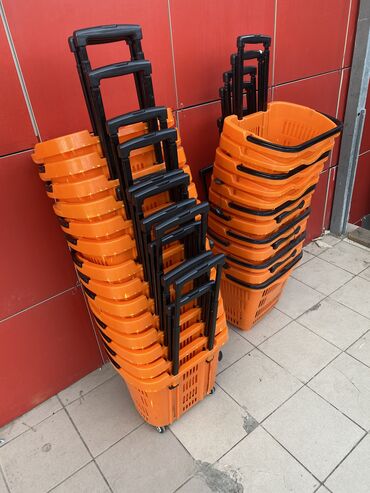 Тележки: Корзина- тележка пластиковая — 7