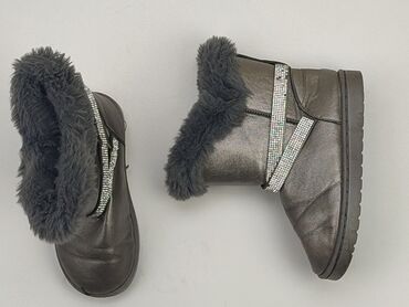 białe sandały płaskie skórzane: Snow boots, 33, condition - Good