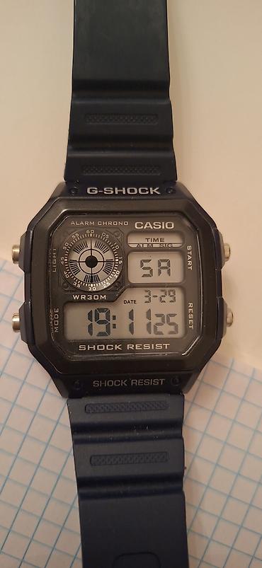 Casio G-Shock rəqəmsal qol saatı - Model: Casio G‑Shock (arxa qapaqda