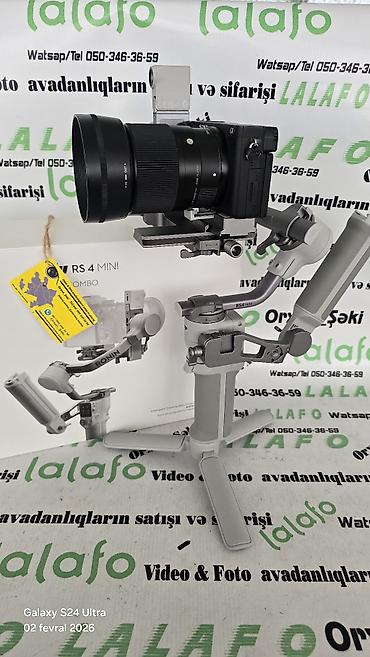 Digər foto və video aksesuarları: DJI RS 4 Mini Combo – güclü və yüngül kamera stabilizatoru üzərində — 3