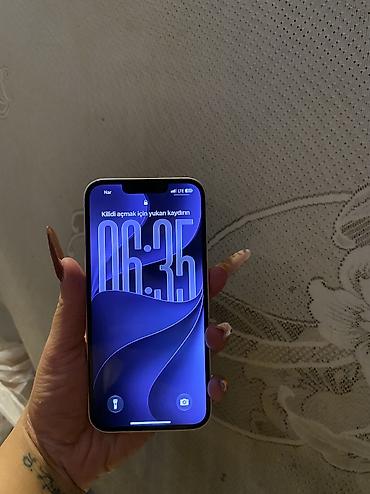 IPhone 13, 128 GB, White Titanium lalafo.az -da IPhone 13, 128 GB, White Titanium