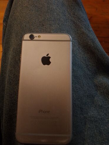 iphone 6 ekranı: IPhone 6, 16 GB, Gümüşü, Qırıq, Barmaq izi
