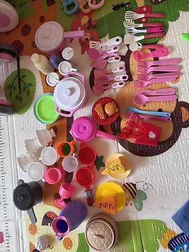 Наборы посуды: Большой набор детской посуды и кухонных принадлежностей для игры в — 1