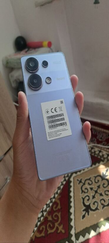 чехол с 20 ультра: Redmi, Redmi 13, Колдонулган, 256 ГБ, түсү - Кызгылт көк